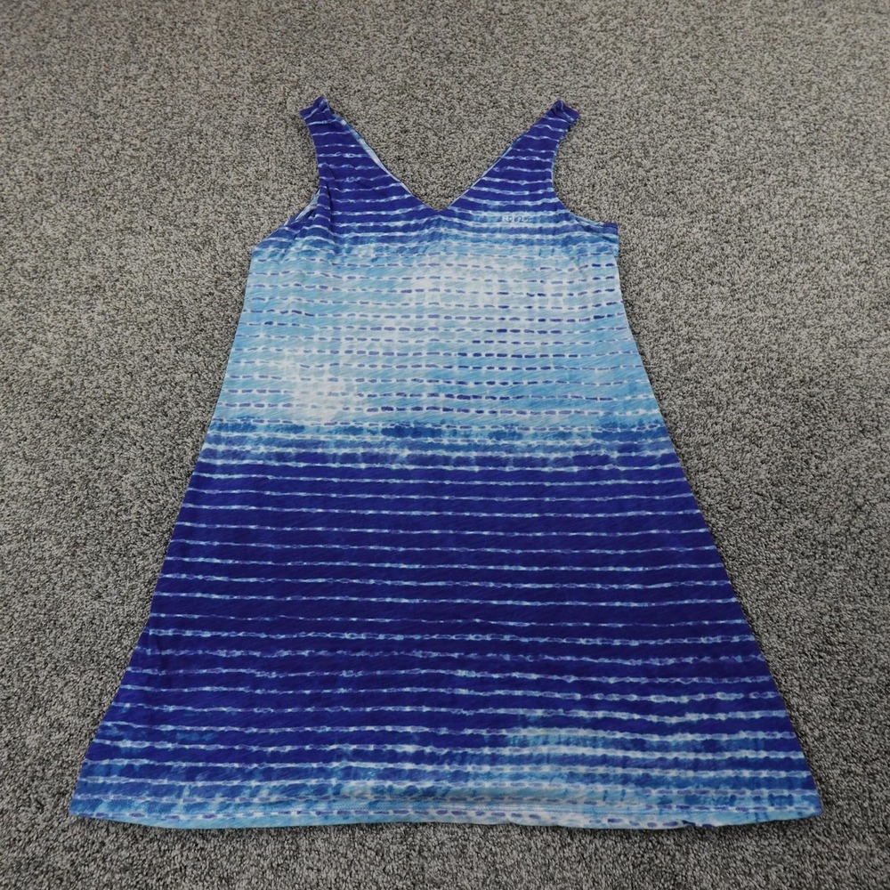Ralph Lauren Dress Womens S Blue Ombre Tie Dye Mini Tank Top Tunic Boho Preppy